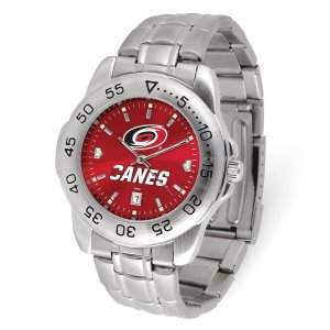 NHL Mens Carolina Hurricanes Sport Steel Watch