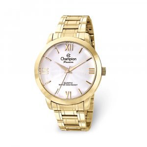 Champion Mens Passion Gold-tone White Dial Wrist Watch