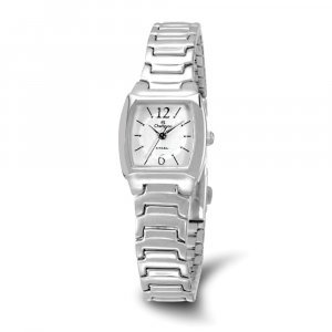 Champion Ladies Glamour Stainless Steel Square Dial Watch