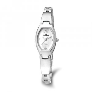 Champion Ladies Glamour Stainless Steel Silver Dial Watch