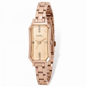 Chisel Ladies Rose IP-plated Stainless Steel Rose Dial Watch