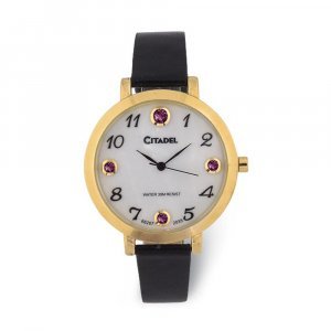 Citadel Ladies February Simulated Birthstone Watch