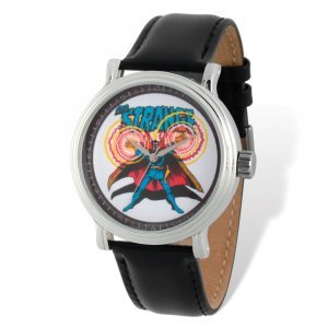 Marvel Adult Size Dr. Strange Black Band Watch